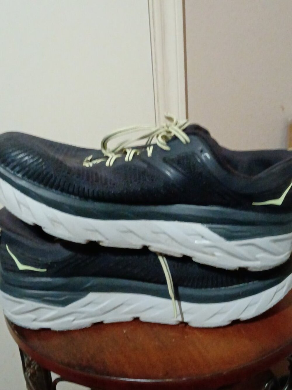 Hoka One One Bondi 7 Running Shoes Men's 11.5 Blue Graphite Athletic Shoes - Picture 13 of 14